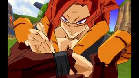 DBZ Budokai 3 Goku (Fusion SS4 Gogeta) vs Kid Buu