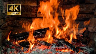 Fall Asleep Fast In 3 Minutes With Burning Fireplace 4K & Crackling Fire Sounds 🔥🔥 Fire For Relax