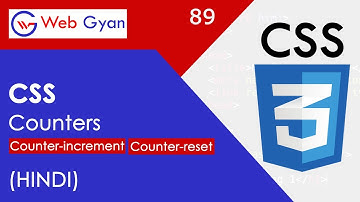 CSS Counter-Increment & Counter-Reset Tutorial in Hindi.
