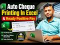 Cheque Print in Excel