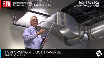 Performing a Duct Traverse Using TSI Alnor VelociCalc | FLW, Inc.