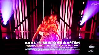 Kaitlyn Bristowe and Artem dance Foxtrot
