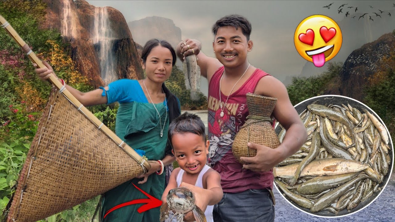 Fishing🐋Ep-2 Ako Ahilu Mas Dhoribo Wife Logot 😁😜❤️‍🩹