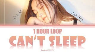 [1 HOUR] JESSICA (제시카) - Can't Sleep (J\u0026K- US Road Trip OST) Color Coded Lyrics [Han/Rom/Eng]