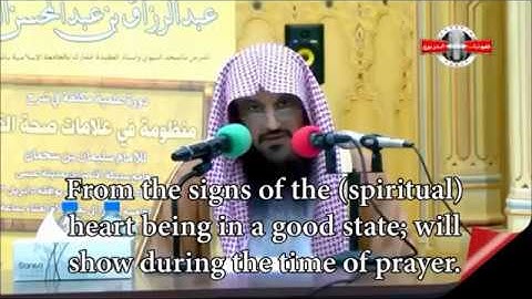 Signs Your Heart Is Sick - Shaykh Abdur-Razaq Al-Badr