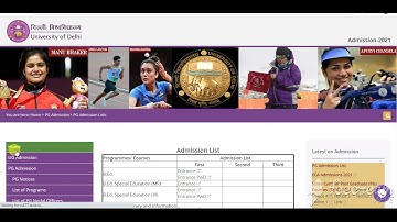 Delhi University latest news du admission Score Card 2021 |DUET 2021 Courses du news du results du