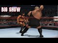 Big show vs victoria  no way out  last man standing  mixed  wwe smackdown vs raw