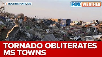 Tornado Obliterates Mississippi Towns, Homes Ripped to Pieces