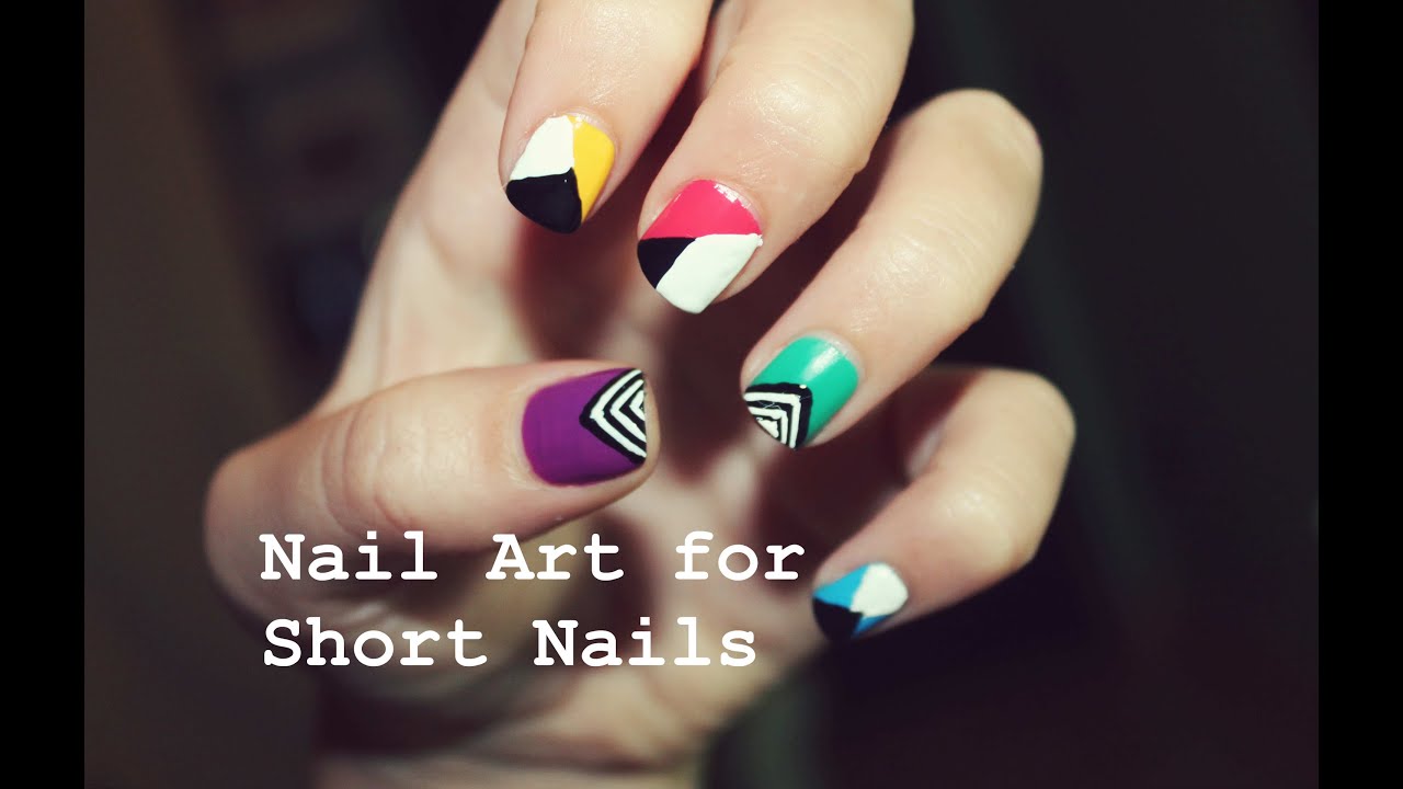 8. Triangle Nail Designs for Short Nails - wide 7