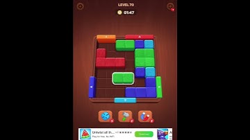 Wood Away Block Puzzle Level 70 Walkthrough #games #gaming #blockpuzzlegame