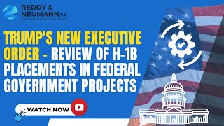 Trump’s New Executive Order – Review of H-1B Placements in Federal Government Projects
