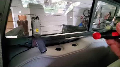 Removing seatback in 2019+ GMC Sierra or Chevy Silverado crew or double cabs