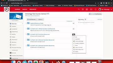 Importing Schoology Classes from Resources