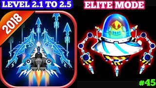 Space Shooter Galaxy Attack Gameplay 2018  # 45 Elite Mode 2.1 To 2.5 screenshot 4