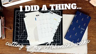 Information Hobonichi Weeks Sized Ring Binder ✂️ Turning My Hobonichi Weeks Into The Perfect Ring Planner  Guide
