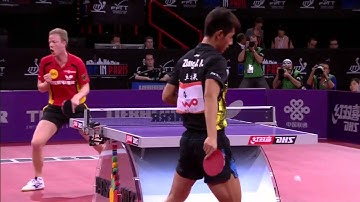 BAUM Patrick GER – ZHANG Jike CHN - WTTC 2013 Paris [HD][Full Match]