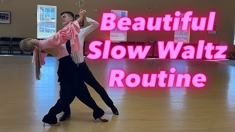 Beautiful Slow Waltz Routine with Figure Names & Timing by Roma & Marta