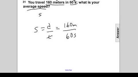 Kinematics - Average Velocity Q31