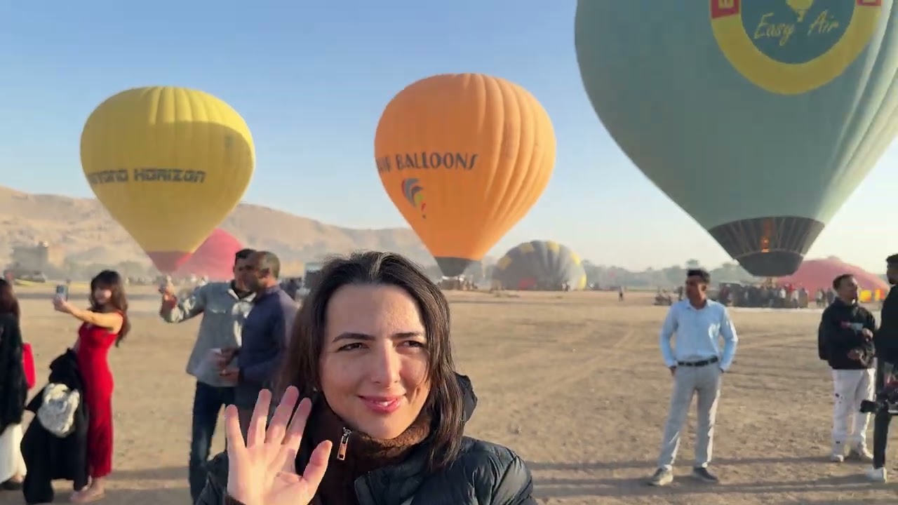 Luxor balon uçuşa hazırlık#egyptian #luxor #mısır 