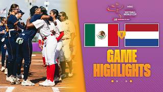 Highlights Mexico Vs Netherlands Wbsc Womens Softball World Cup - Play-Offs
