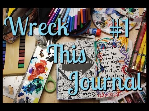 Art Wreck This Journal | Rainbows, Arrows and Spines! | Wreck With Me ...