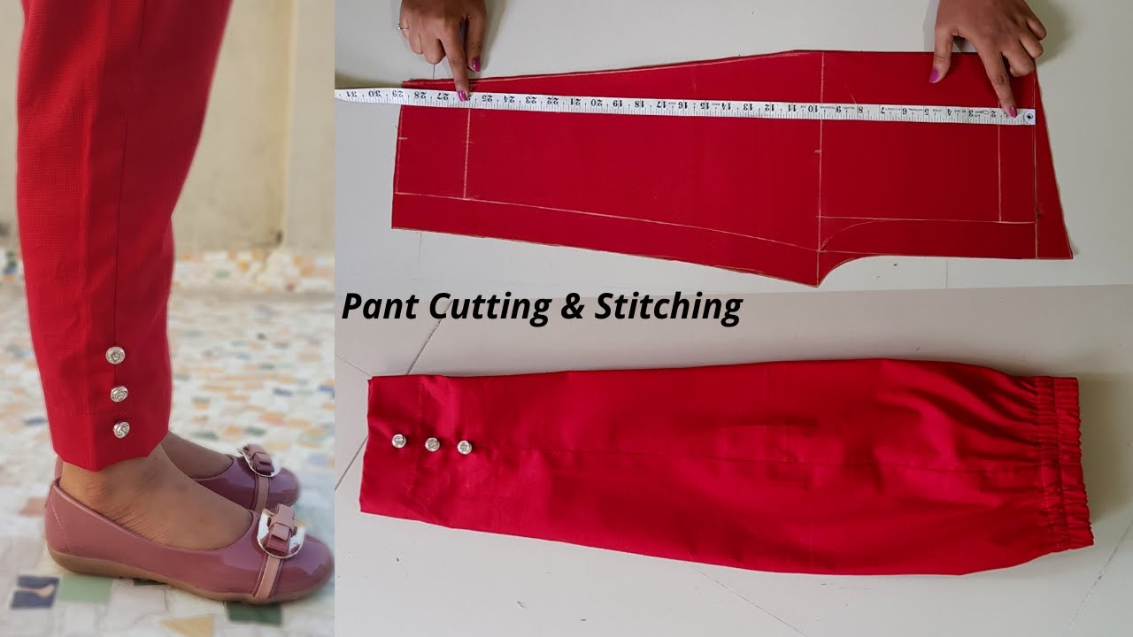 easy Pant/Trouser cutting and stitching 