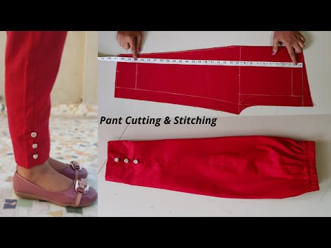 Very Easy Pant Trouser Cutting And Stitching Plazzo Pant Cutting For Girls Pant Trouser Designs