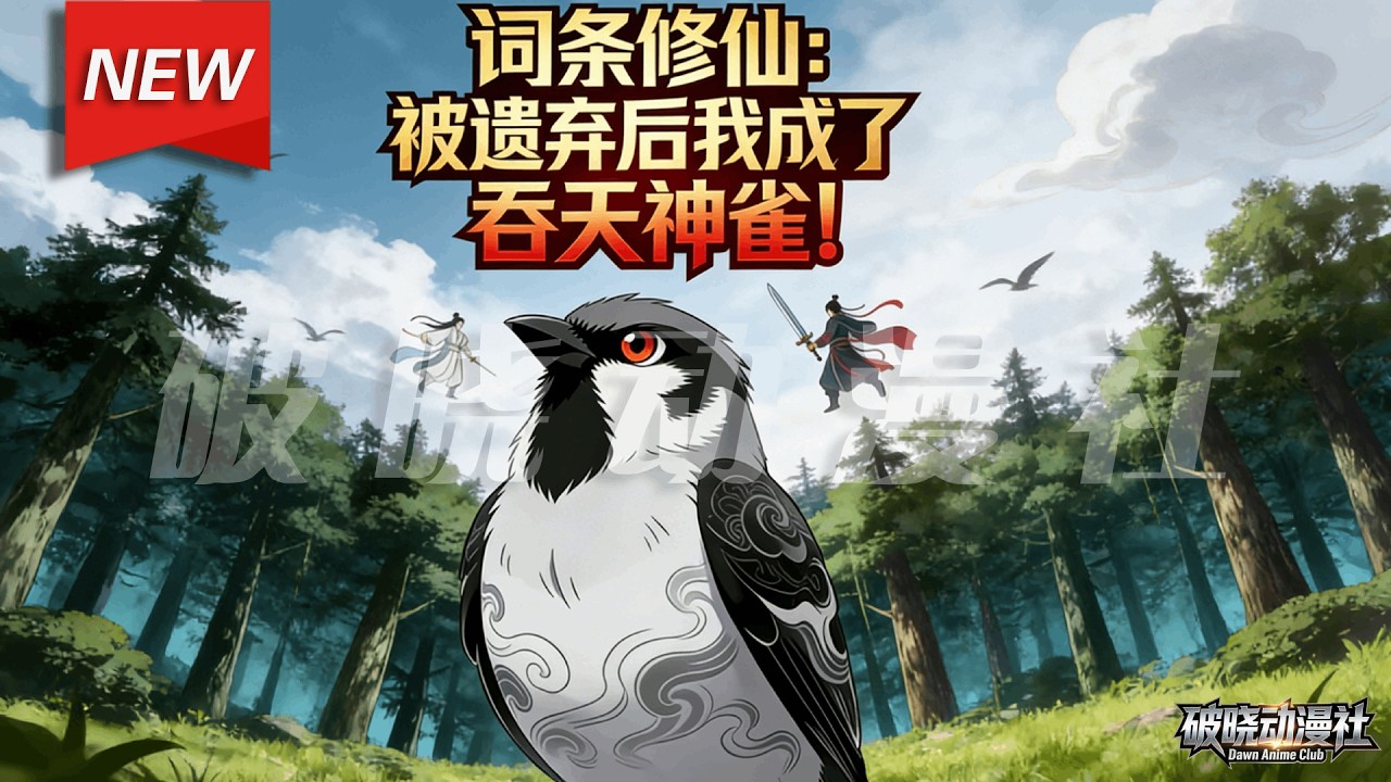 MULTISUB📢新番上线《词条修仙：被遗弃后我成了吞天神雀！》第1~56集丨林柯穿越修仙世界成了一只神雀，觉醒吞噬大道辅助器，只要不停吞噬就能获得各种各样的词条，实力大涨！#漫剧 #破晓动漫社