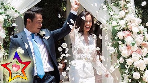 Đám cưới siêu mẫu Ngọc Thúy hạnh phúc bên "chồng mới" trong ngày tái hôn