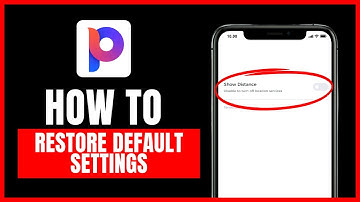 How to restore default settings on Phoenix