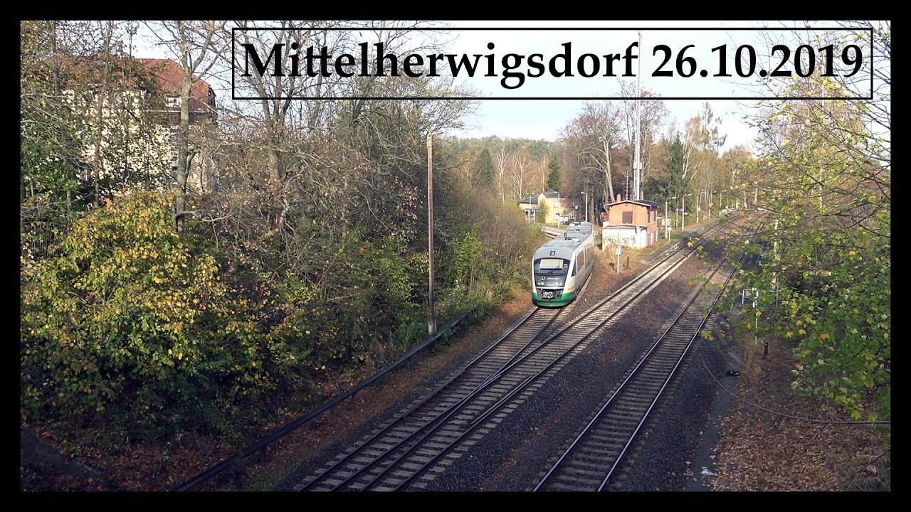Vlaky Mittelherwigsdorf 26.10.2019