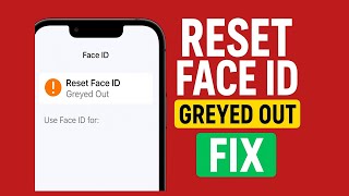 Famous Reset Face ID Greyed out. Can't Turn off Face ID. Easy Fix Profile