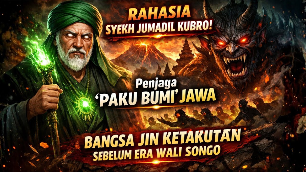 RAHASIA SYEKH JUMADIL KUBRO: Penjaga 'Paku Bumi' Jawa yang Membuat Bangsa Jin Ketakutan