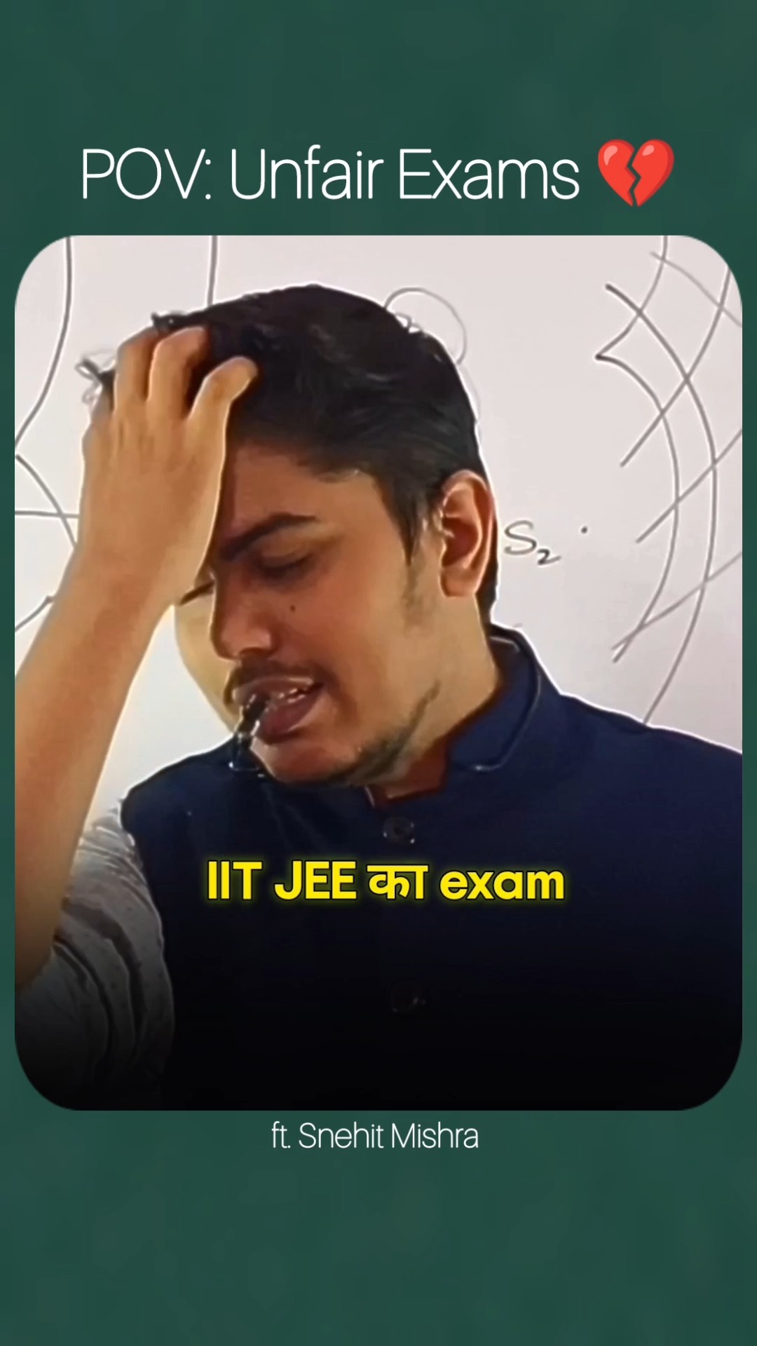 JEE EXAM Sad Reality | Competitive exams | #motivation