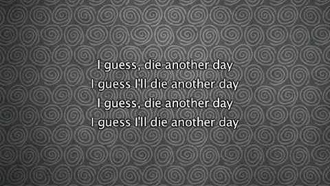 Madonna - Die Another Day, Lyrics In Video