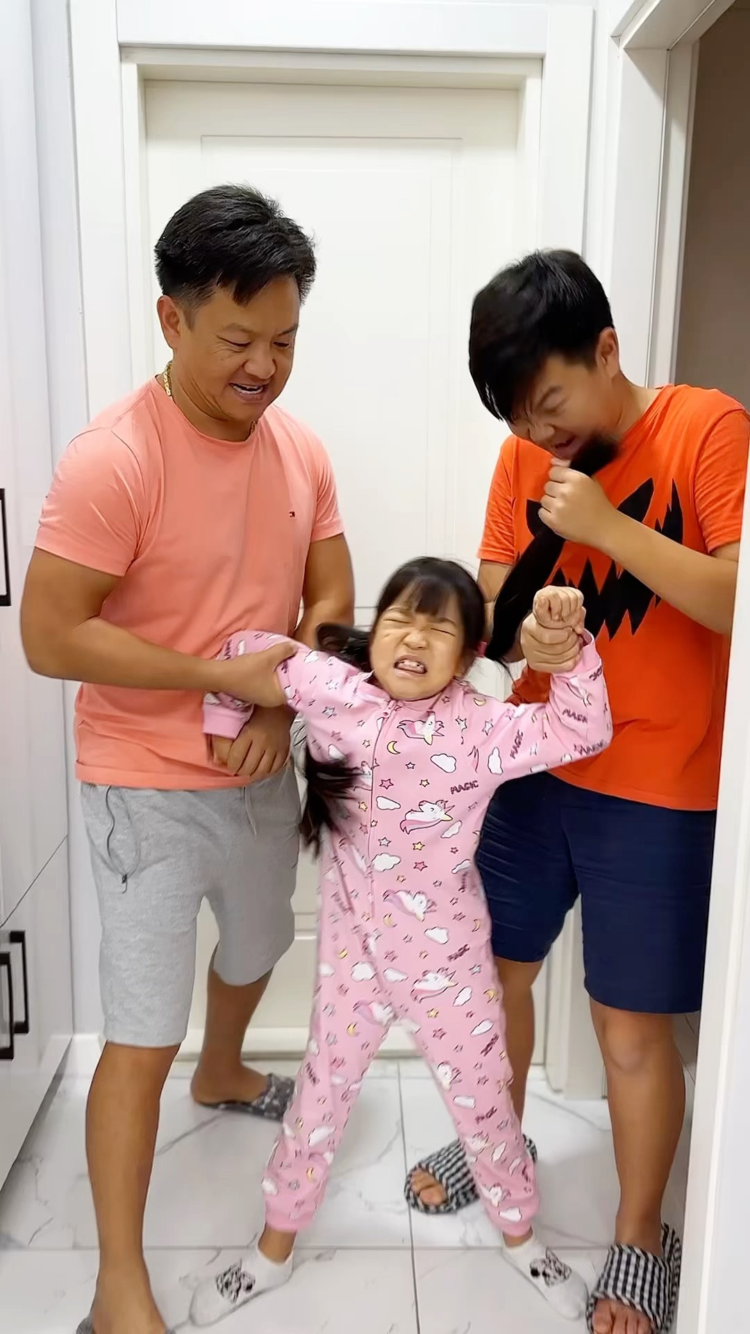 Her transformation into a ghost saved them ?? LeoNata family #shorts