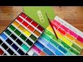 Kuretake Gansai Tambi watercolor - first impressions and color chart