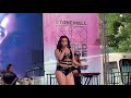 Lauren Jauregui performing a new song at the New York pride