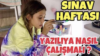 SINAV HAFTASI VLOG | Yazılı Haftasında Nasıl Çalışmalı? 9. Sınıf Ders Çalışma Günlüğüm. Tuana Zeybek