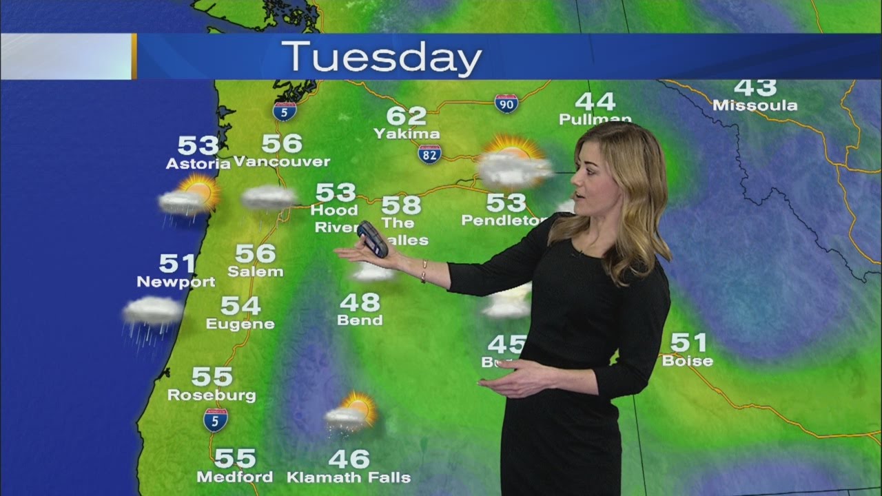 KOIN 6 11pm Weather forecast with Kristen Van Dyke Monday March 21 2016 ...