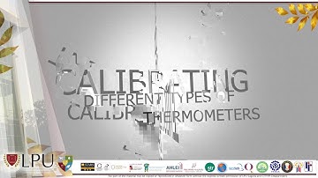 THERMOMETER CALIBRATION