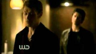 Vampire Diaries 2x20  - Damon and Katherine at Klaus house - 