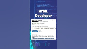 HTML Developer #shorts
