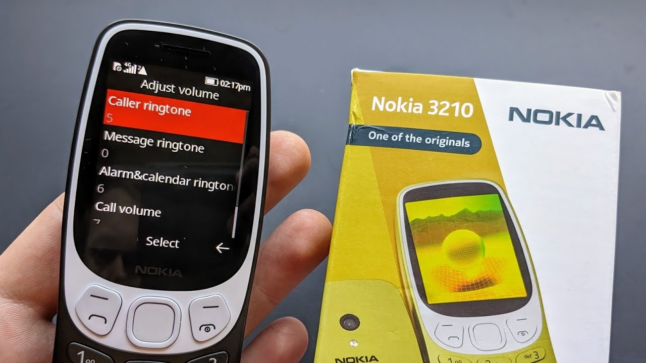 adjust-volume-on-nokia-3210-4g-ringtone-sms-alarms-notifications