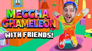 If I sweat does the paint run off me? 🎨🥵 ~ Meccha Chameleon w/ Friends!