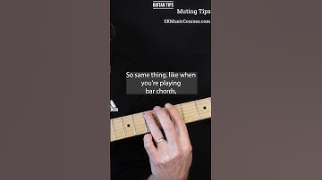 The Art of String Muting: Tips for Clear and Clean Guitar Playing#guitartips