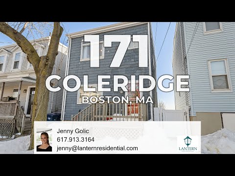171 Coleridge Street, Boston, MA home video tour