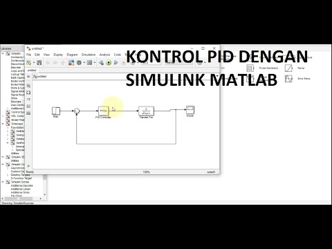 membuat kontrol PID dengan SIMULINK MATLAB - YouTube