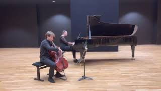 Video thumbnail of "Beethoven 7 variations cello -piano"