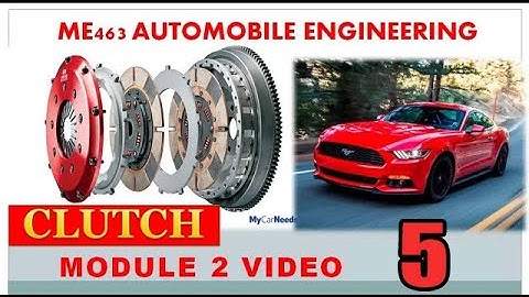 ME 463 module 2 V5 | Torque converter | Hydraulic clutch | Centrifugal clutch